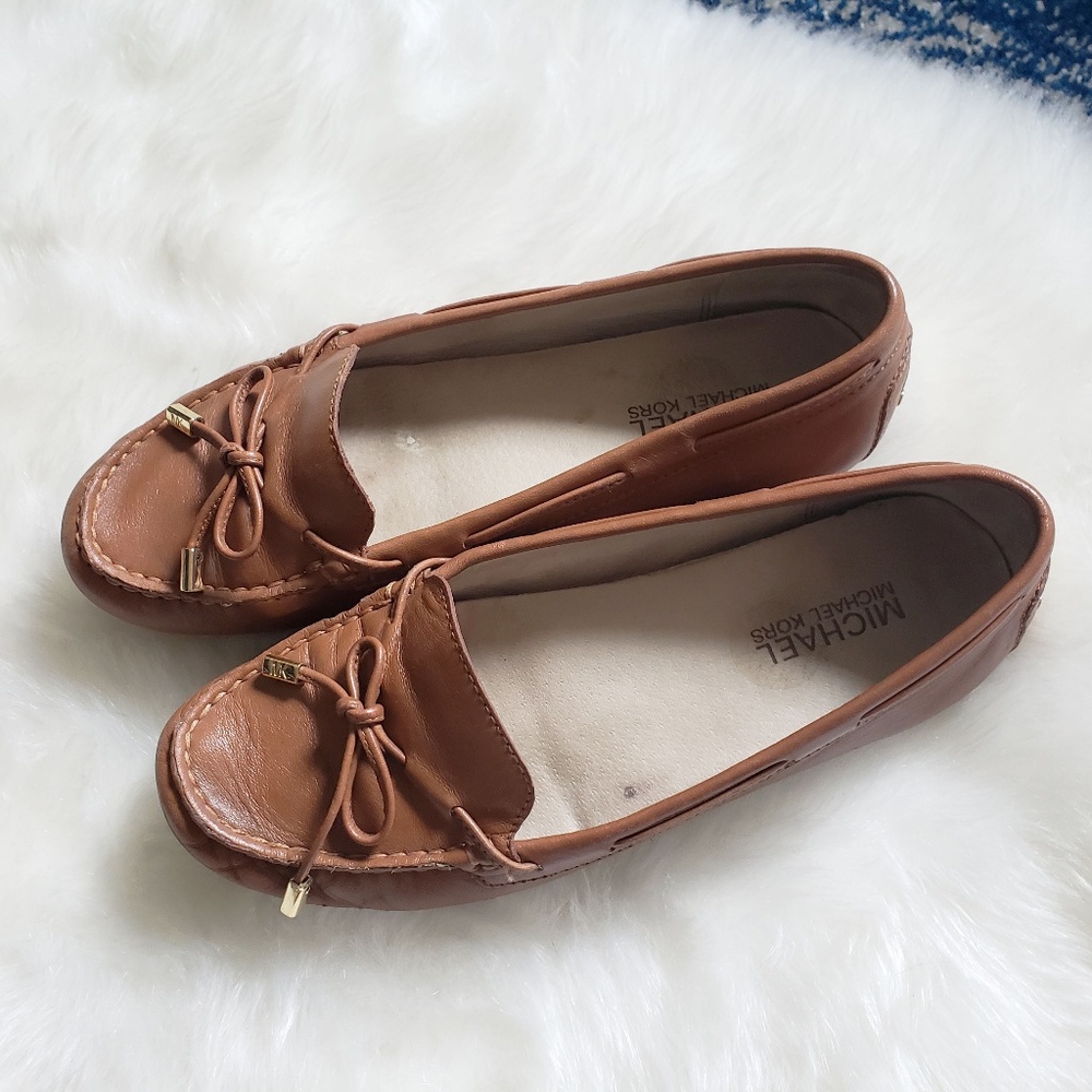 Michael Kors flat leather loafers